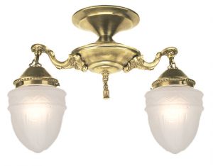 Roosevelt 2 Lamp Close Ceiling Chandelier (422-CCL)