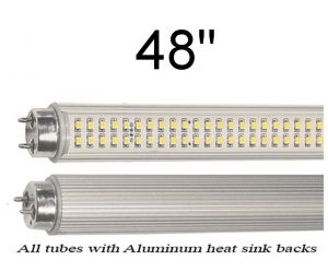 4 Foot LED Replacements For T8 Fluorescent Tube (48-T8-LED)