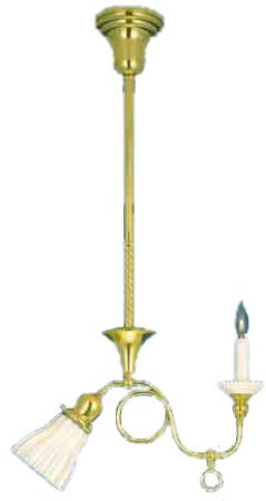 Victorian Light - Candle & Electric Pendant Light (513-MGE-SA)