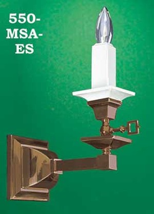 Mission Candle Wall Sconce Light (550-MSA-ES)