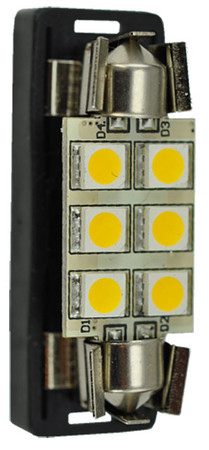 SMD LED Festoon Bulb (6BS-WW)
