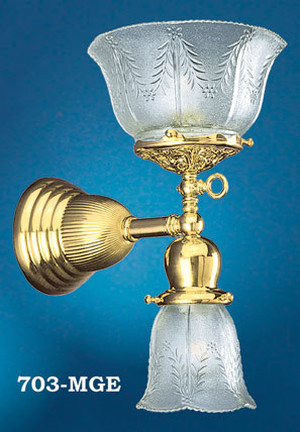 Victorian Gas & Electric Wall Sconce (703-MGE)