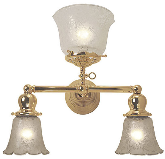 Reproductions 11 in 3-Light Wall Sconce 