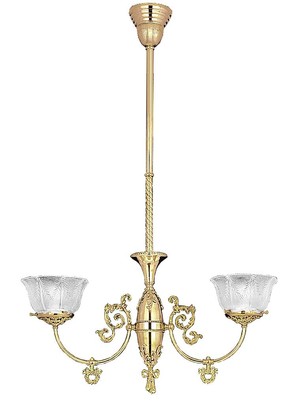 Victorian 2 Arm Pendant Circa 1890 (712-DGS-EP)