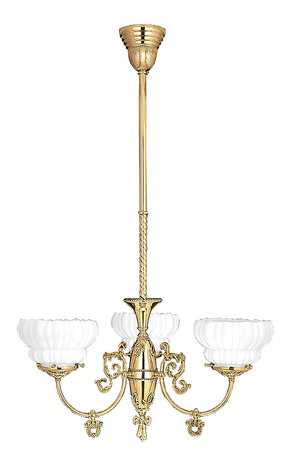 Victorian 3 Arm Chandelier Circa 1890 (713-TGS-CH)