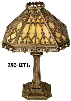 Gothic Victorian Arts & Crafts Table Lamp (750-GTL)