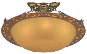 Smaller Matching Low-Hanging, Fancy Ceiling Bowl To Match 850-CCL (849-SM-CCL)