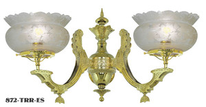 Victorian Sconce - Neo Grecian 2 Arm (872-TRR-ES)