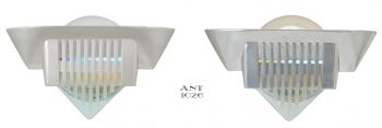 Mid-Century Modern or Deco ...Pair of Nickel Plated Wall Sconces (ANT-1026)