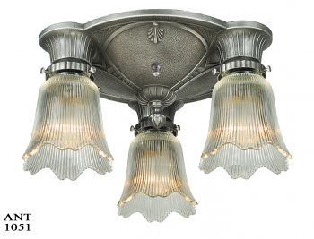 Antique Restored Art Deco Close Ceiling Light (ANT-1051)