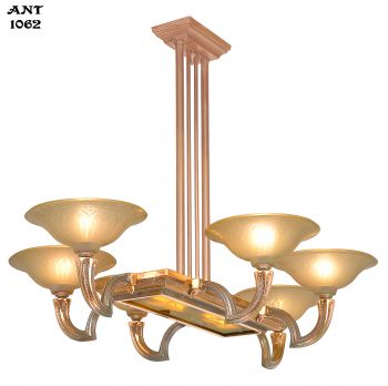 Fantastic Art Deco or Nouveau - Impressive - French Chandelier (ANT-1062)