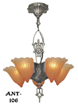 Antique Original Lincoln 5 Light Chandelier (ANT-106)