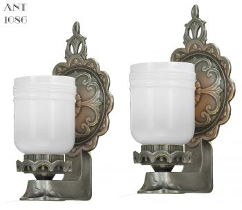 Wonderful Pair of Matching 1920's/Edwardian Sconces (ANT-1086)