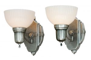 Pair of Art Deco Streamline Sconces (ANT-1094)