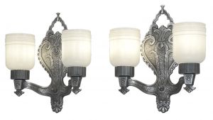 Edwardian/Art Deco Pair of LOVELY Sconces (ANT-1098)