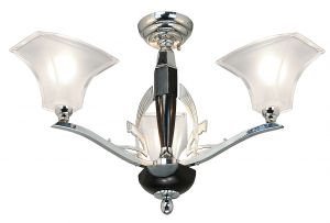 French Art Deco or Mid Century Modern Chandelier (ANT-1101)
