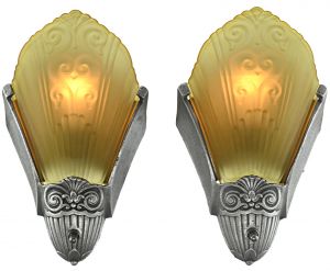 Art Deco Sconce wall lights 1930's style cinema theatre