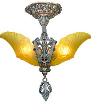 Art Deco 2-Light Pendant by Markel (ANT-1235)
