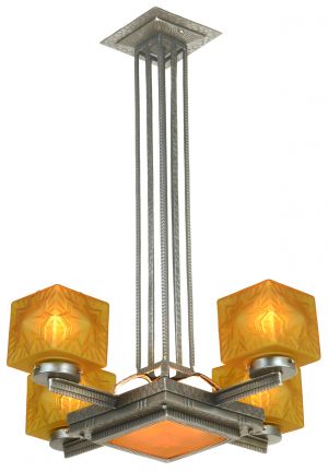 Fantastic Art Deco - Impressive French Chandelier (ANT-1245)