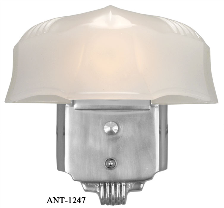 Vintage Hardware Lighting Art Deco Streamline Wall Sconce Light Alternate View 0 1 2 3 Description Ant 1247 Art Deco Streamline Wall Sconce