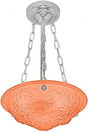Lovely French Art Nouveau French Ceiling Embossed Ceiling Chandelier Bowl (ANT-1259)