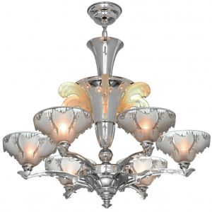 Art Deco French Chandelier by Petitot Circa 1930 (ANT-1310)