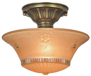 Antique 3-Chain Bowl Shade Ceiling Light (ANT-1427)