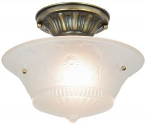 Antique 3-Chain Bowl Shade Ceiling Light (ANT-1447)