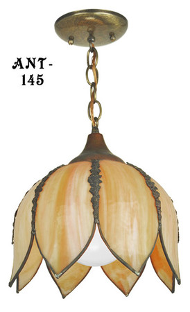 Antique Art Glass Pendant Light (ANT-145)