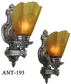 Turn of the Century Pair of Sconces c1920 (ANT-193)