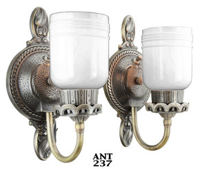 Pair of Antique Edwardian Sconces (ANT-237)