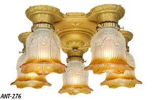 Turn of the Century Art Deco Chandelier (ANT-276)