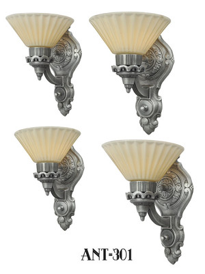 Art Deco Style Antique Wall Sconces...Set of Four (ANT-301)