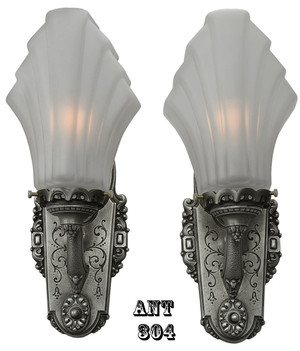 American Art Deco Signed Sconces (ANT-304)