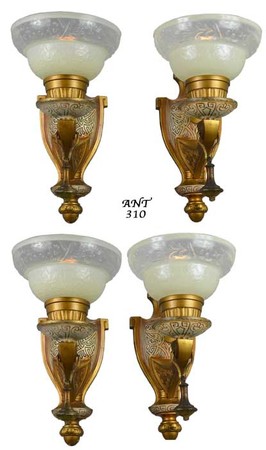 Art Deco Edwardian Style Set of Six Sconces (ANT-310)