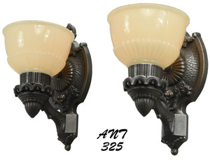 American Pair of Art Deco Sconces Circa 1920 - 1930 (ANT-325)