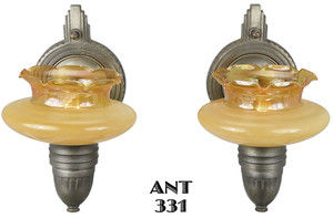 Pair of 1920s Art Deco Wall Sconces (ANT-331)