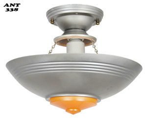 Art Deco Streamline Single Light Pendant (ANT-338)