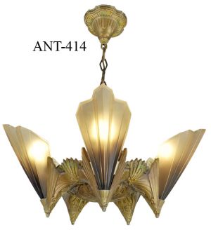 Mid-West Mfg. Kansas City "Soleure" 5 Light Chandelier (ANT-414)