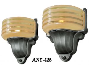American Art Deco STREAMLINE Sconces by Virden (ANT-425)