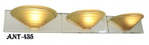 Contemporary 3 Light Mirrored Wall Sconce for Bathroom Sink or Vanity (ANT-435)