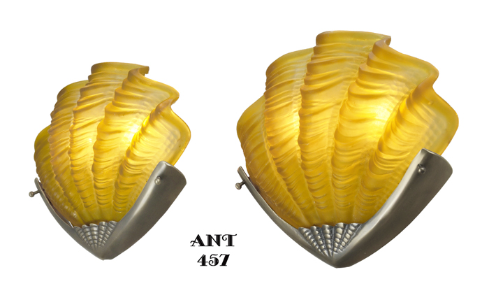 Clamshell wall sconce hotsell