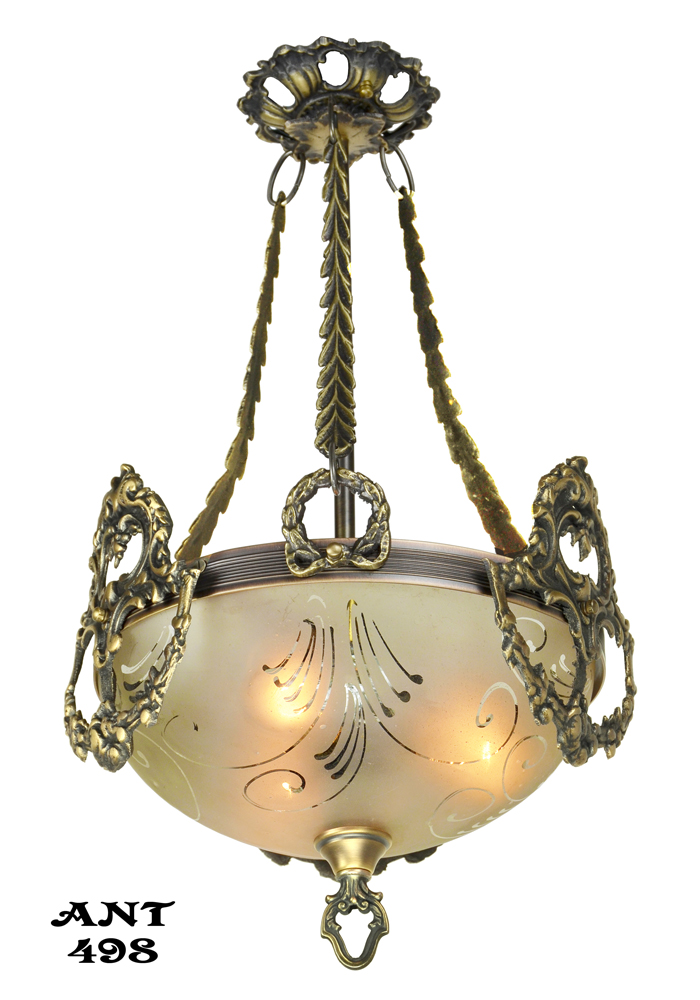 Vintage Hardware Lighting Antique Edwardian Ceiling Bowl