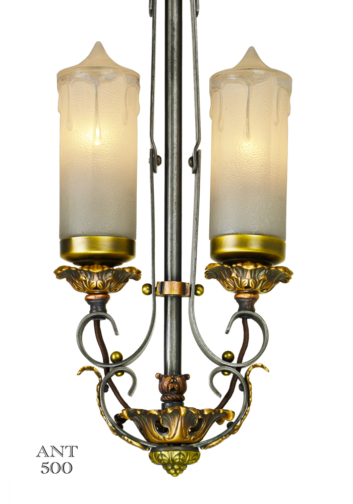 Vintage Hardware & Lighting - 1920s Art Deco Candle Style