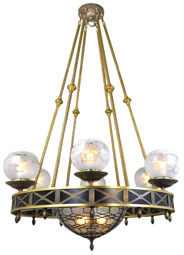 mid century modern chandelier vintage