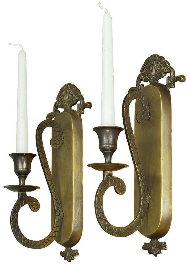 Vintage wall store sconces for candles