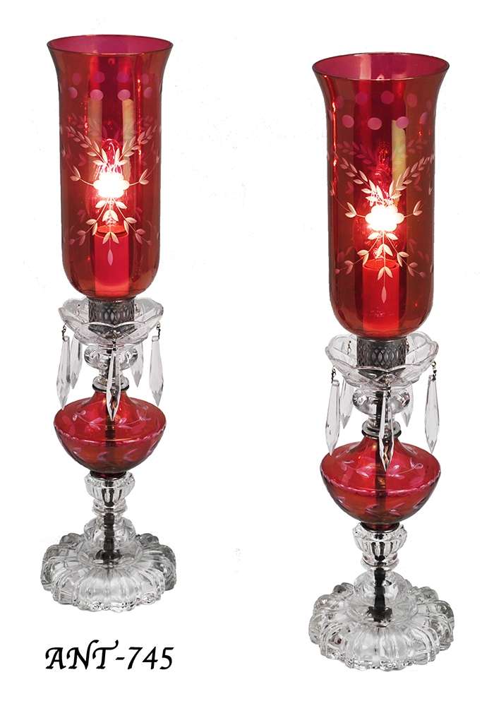 Vintage Hardware Lighting Edwardian Pair Of Antique Cut Ruby Glass Table Lamps Crystal Lights Ant 745 Great savings & free delivery / collection on many items. edwardian pair of antique cut ruby glass table lamps crystal lights ant 745
