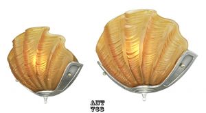 Art Deco Odeon Theatre Wall Sconces Antique Clam Shell Theater Lights (ANT-768)