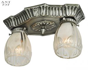 1920s Edwardian Close Ceiling Light Fixture Semi Flush Mount Lighting (ANT-797)