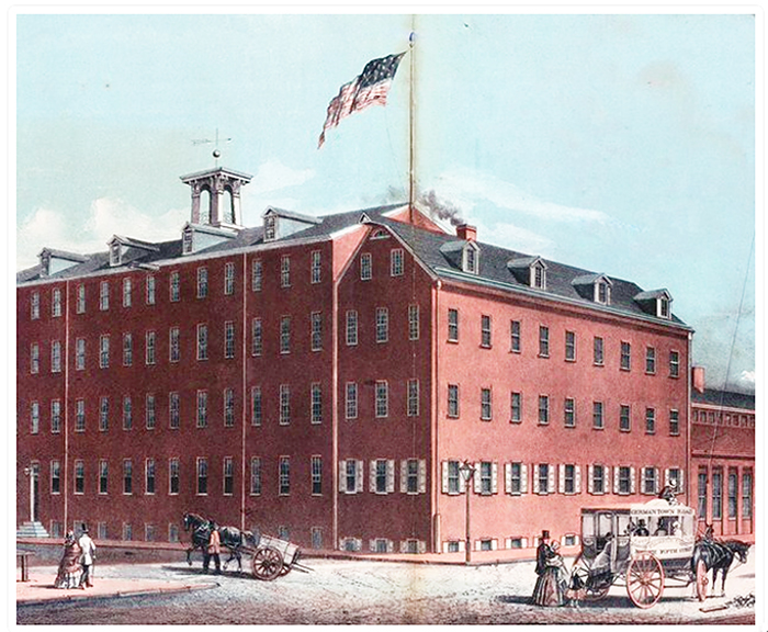 Antique Balancier Vintage Attributed LALIQUE Brass Flower Petals Chandelier